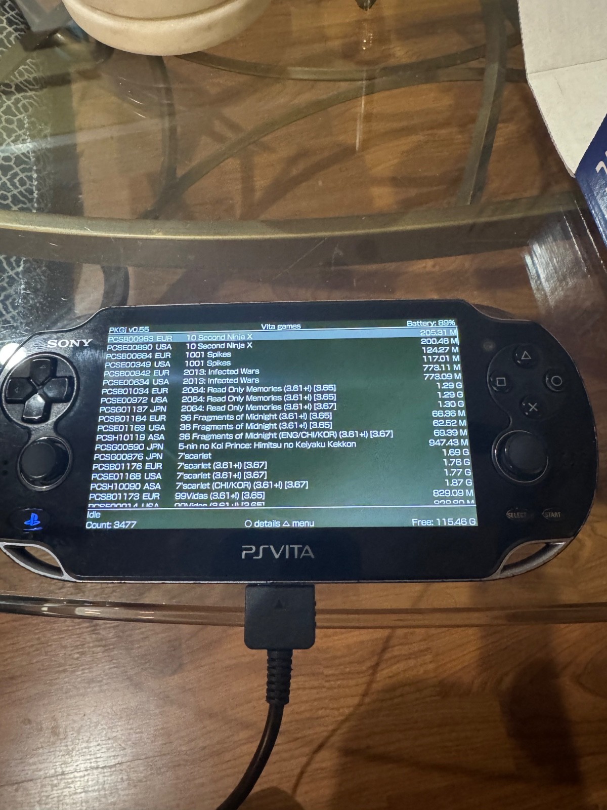 Sony PlayStation Vita PCH-1000 128GB Wi-Fi Console – Black