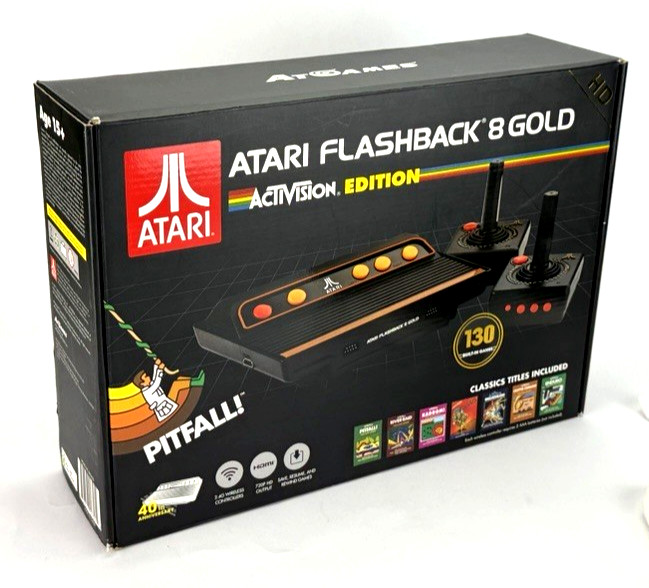 ATARI Flashback 8 Gold ACTIVISION Edition HD with 130 GAMES 40TH HDMI Compatible