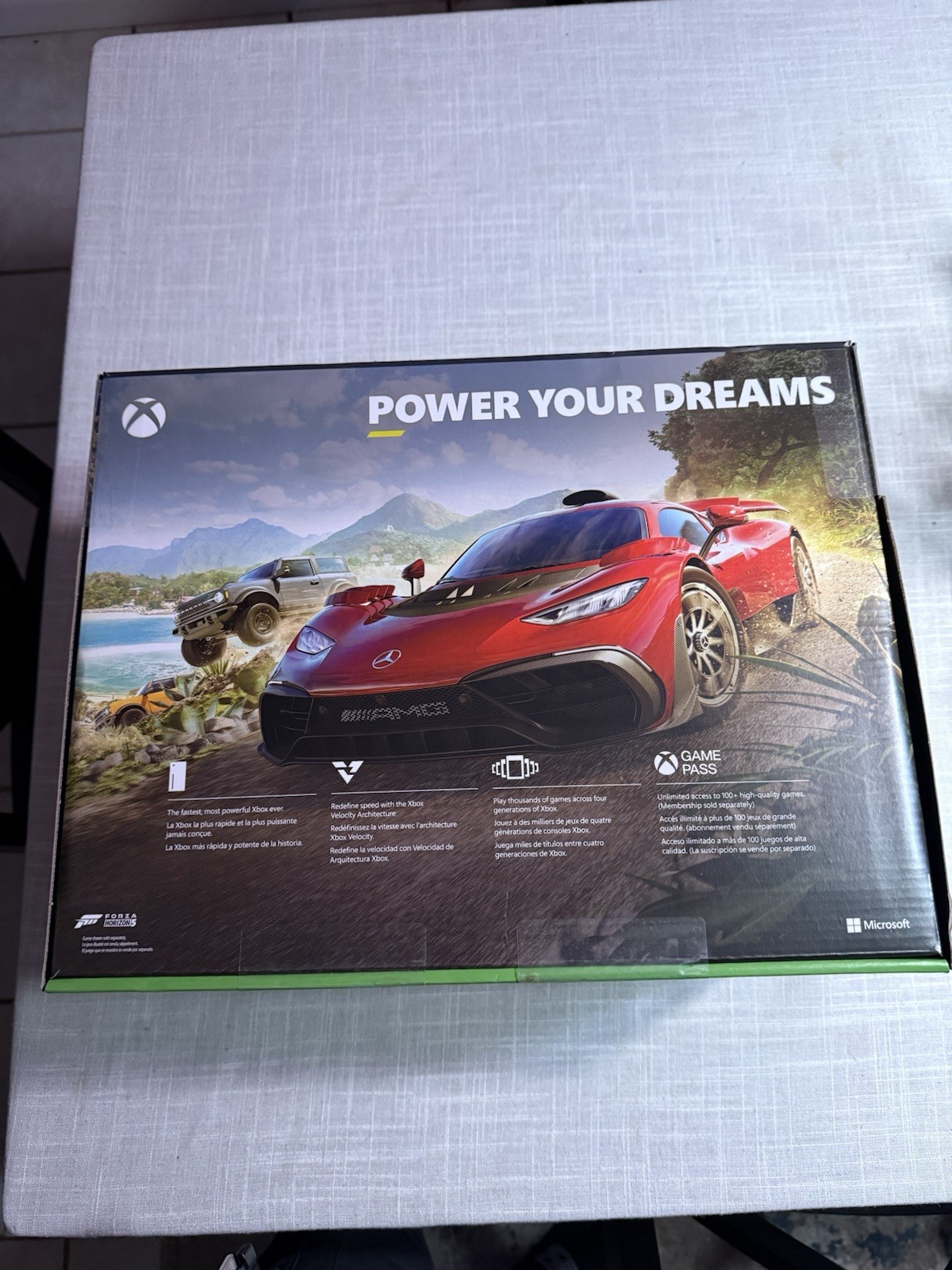 New in Box Microsoft Xbox Series X 1TB Video Game Console – Black