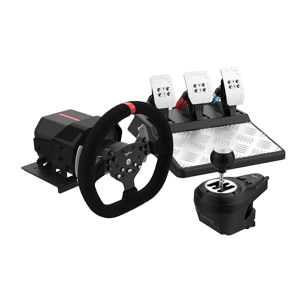 PXN V10 Game Aiming Wheel Force Feedback Racing Game Aiming Wheel Compatible Wit