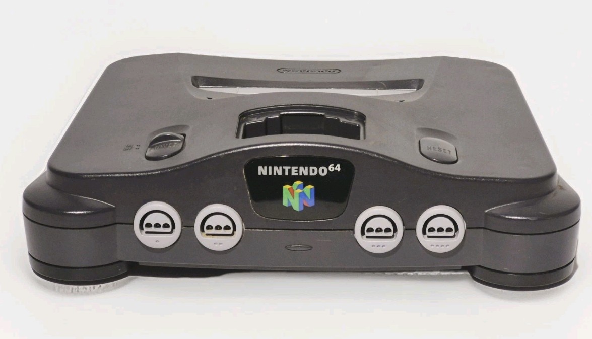 NINTENDO 64 N64 GRAY CONSOLE NUS-001 CONSOLE ONLY ~ NO JUMP PAK~ TESTED WORKING