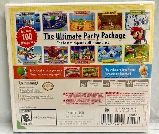 Mario Party: The Top 100 3DS Brand New Game Special (Multiplayer, 2017 Party)