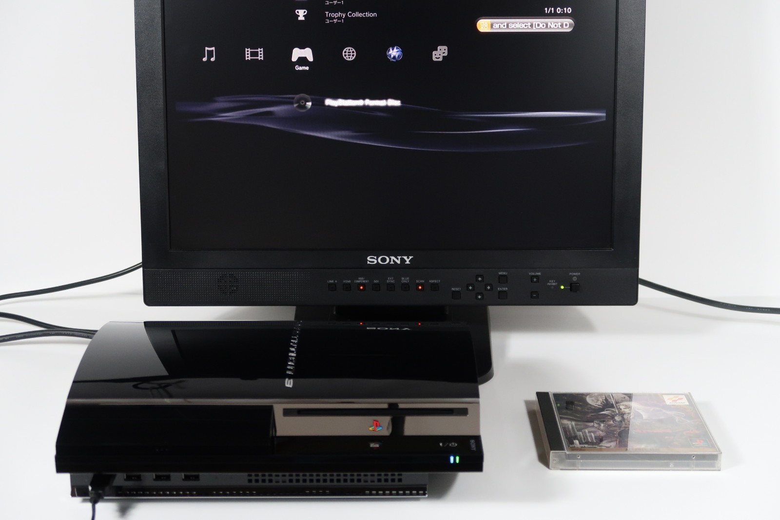 Excellent Sony PlayStation 3 PS3 CECHA00 60GB First Black Model Console W/Box