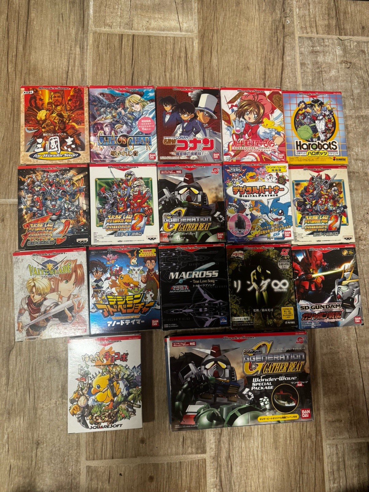 Wonder Swan Crystal Collection 30 Games all CIB Japan WondeSwan system US Seller