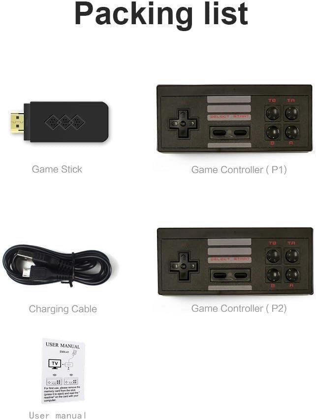 Extreme Mini Game Box 8 Bit Entertainment HDMI 2.4G NES Game – 500+ Games