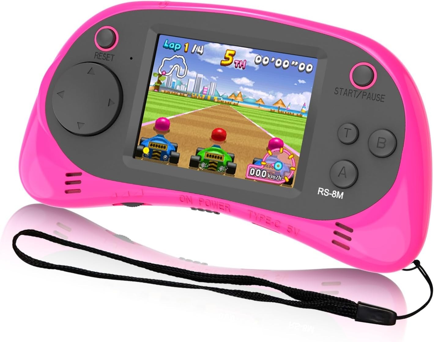 Kids Handheld Portable Video Game Player with 200 Games – 16 Bit 2.5 Inch IPS…