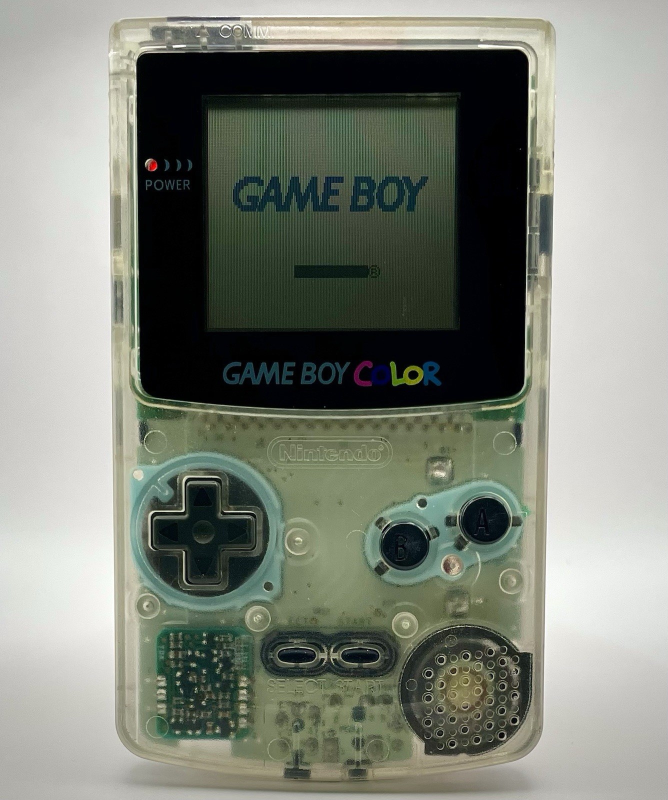 Nintendo Game Boy Color Clear Console CGB-001 TestedNew Screen Lens Japan