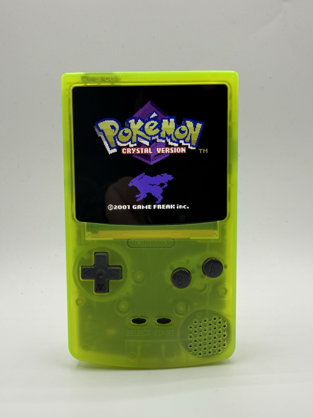 DEFECTIVE Extreme Green Nintendo Gameboy Color IPS USB C Rechargeable Mo G3D