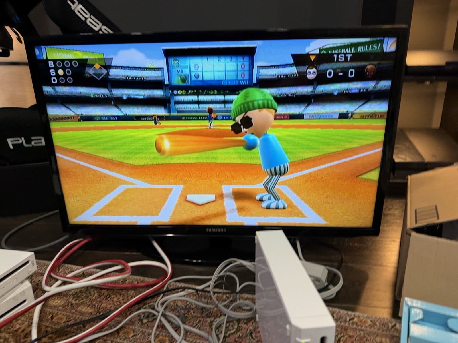 Nintendo Wii Original Box Bundle Tested Working Wii Sports MotionPlus 2 Remotes