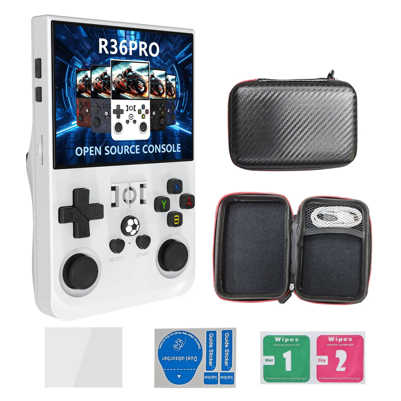 2025 R36S Pro Retro Game Console 128GB Handheld Gaming Device