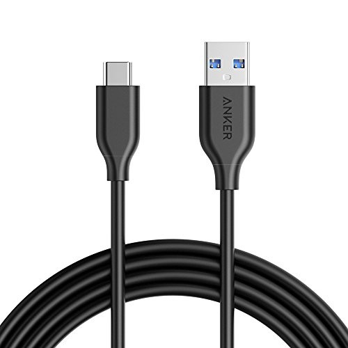Anker USB Type C Cable PowerLine USB-C to USB-A 3.0 Cable 1.8m Black Compatible