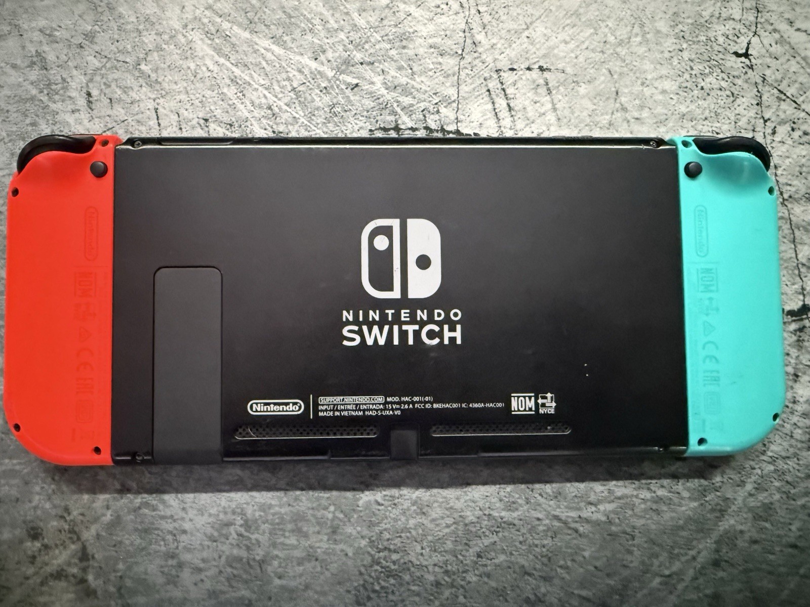 Nintendo Switch with Neon Blue and Neon Red Joy-Con Bundle (HAC-001-01)