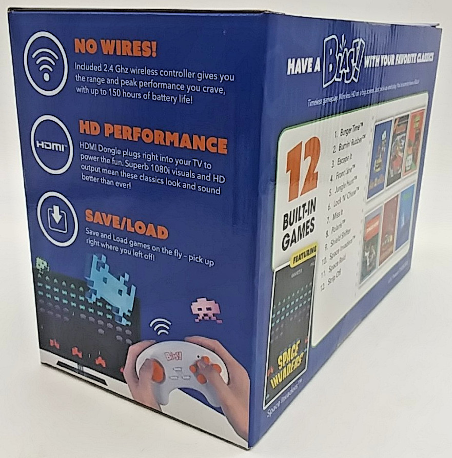 ATGAMES FLASHBACK BLAST! (Lot Of 2) Plug N Play TV Video Game Pitfall Space Inv