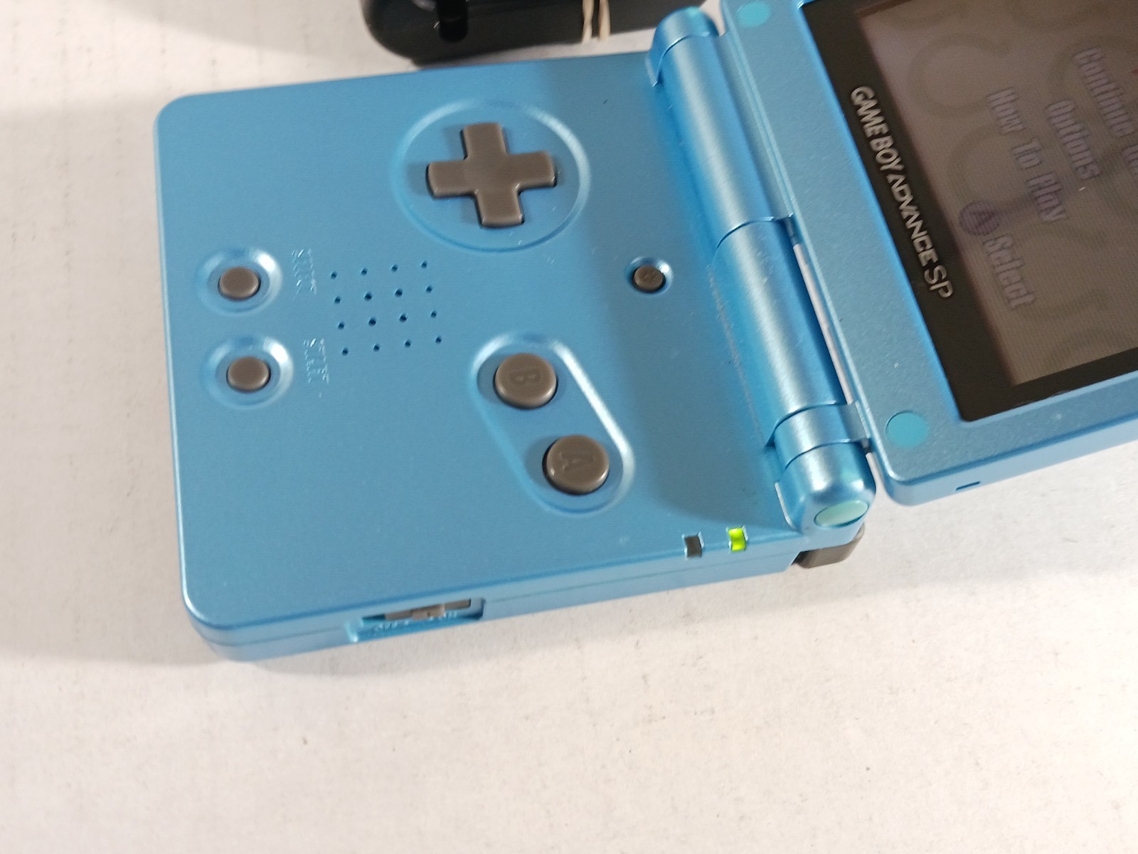 Nintendo Game Boy Advance SP AGS-001 Surf Blue Fully Tested Charges GBA SP