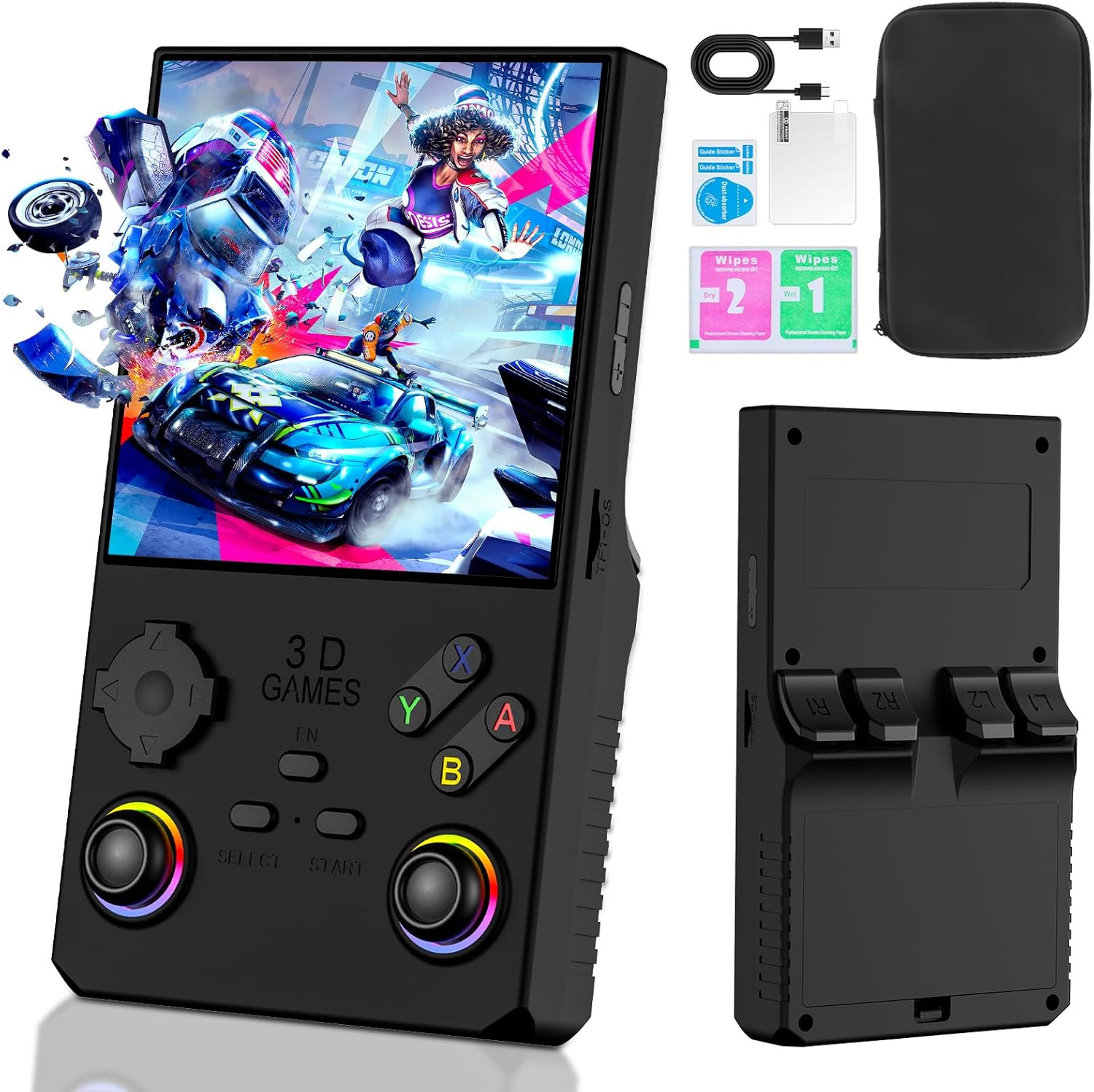 2026 V40MAX Upgraded Retro Handheld Game Console, Built in 40,000+Classic Games,