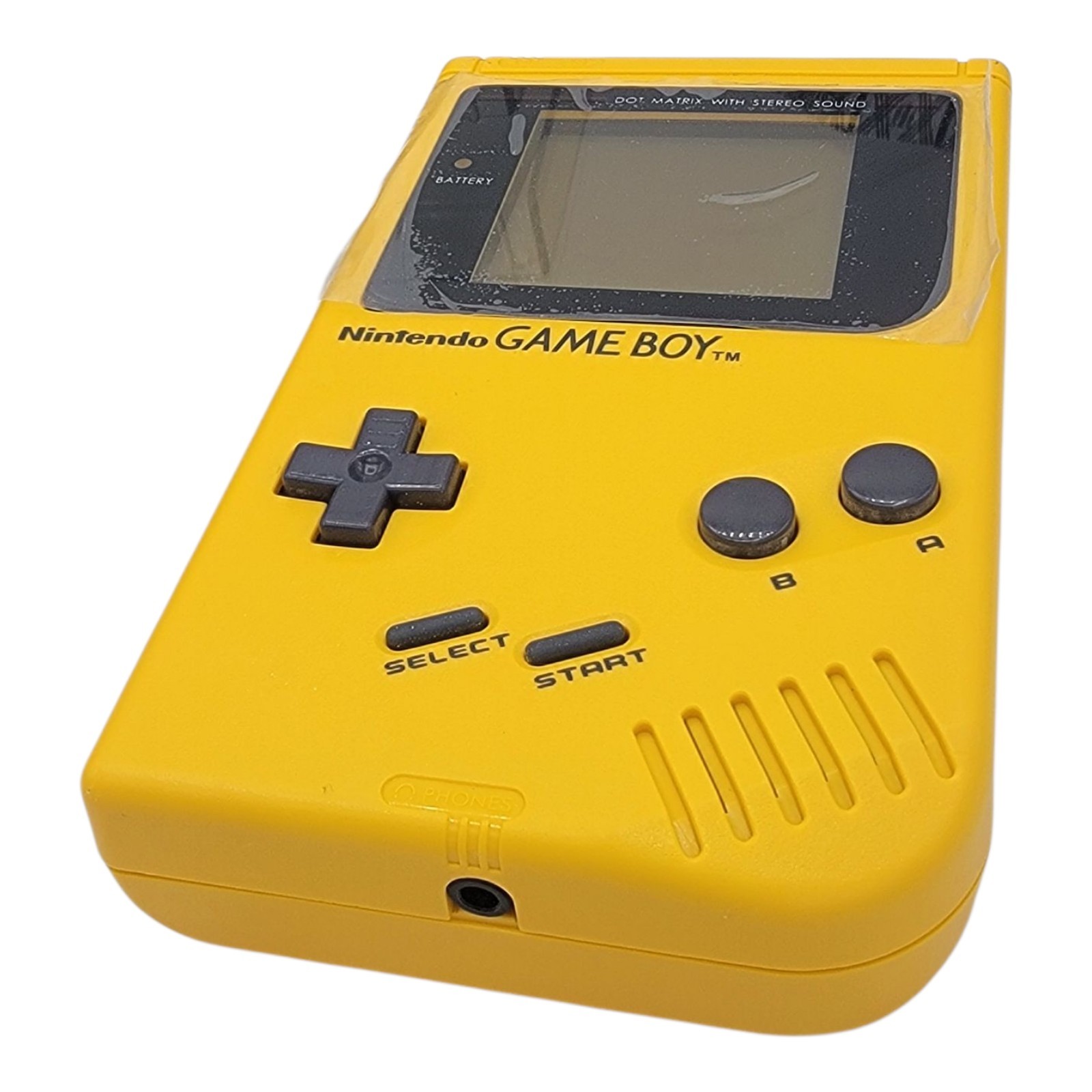 Rebuilt Nintendo Gameboy YELLOW Play It Loud! Edition DMG-01 Complete CIB – READ