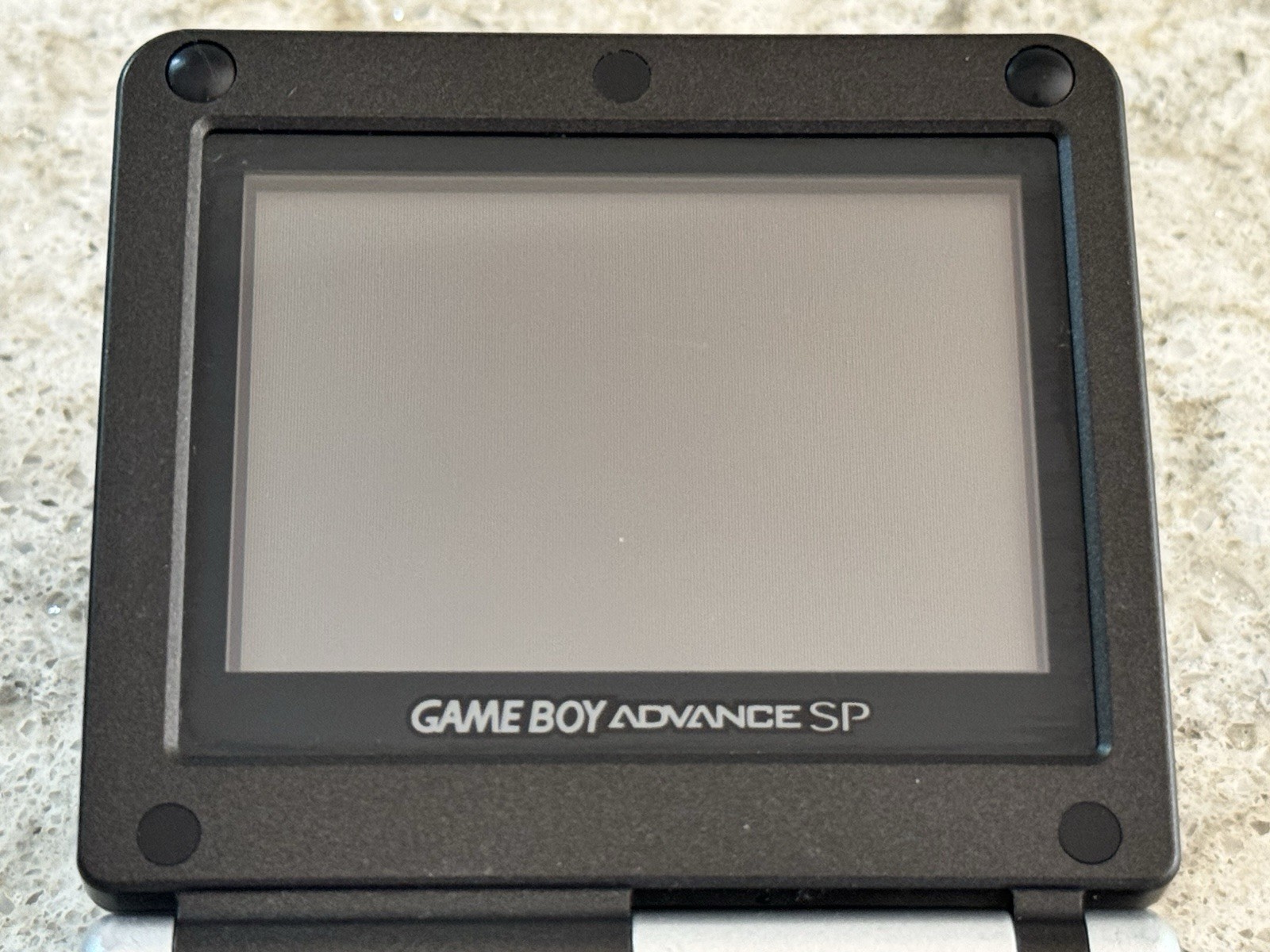 Nintendo Gameboy Advance SP AGS-001 – Black & Silver – Tested & Works
