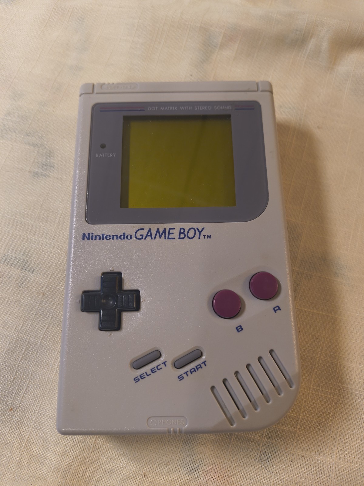 Original Nintendo Game Boy DMG-01 Console 1989 Tested Working Tetris included