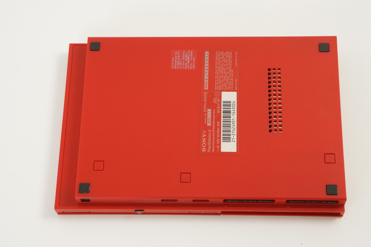 PS2 Slim Console SCPH-90000 CR CINNABAR RED Only for NTSC-J Playstation 2 643004