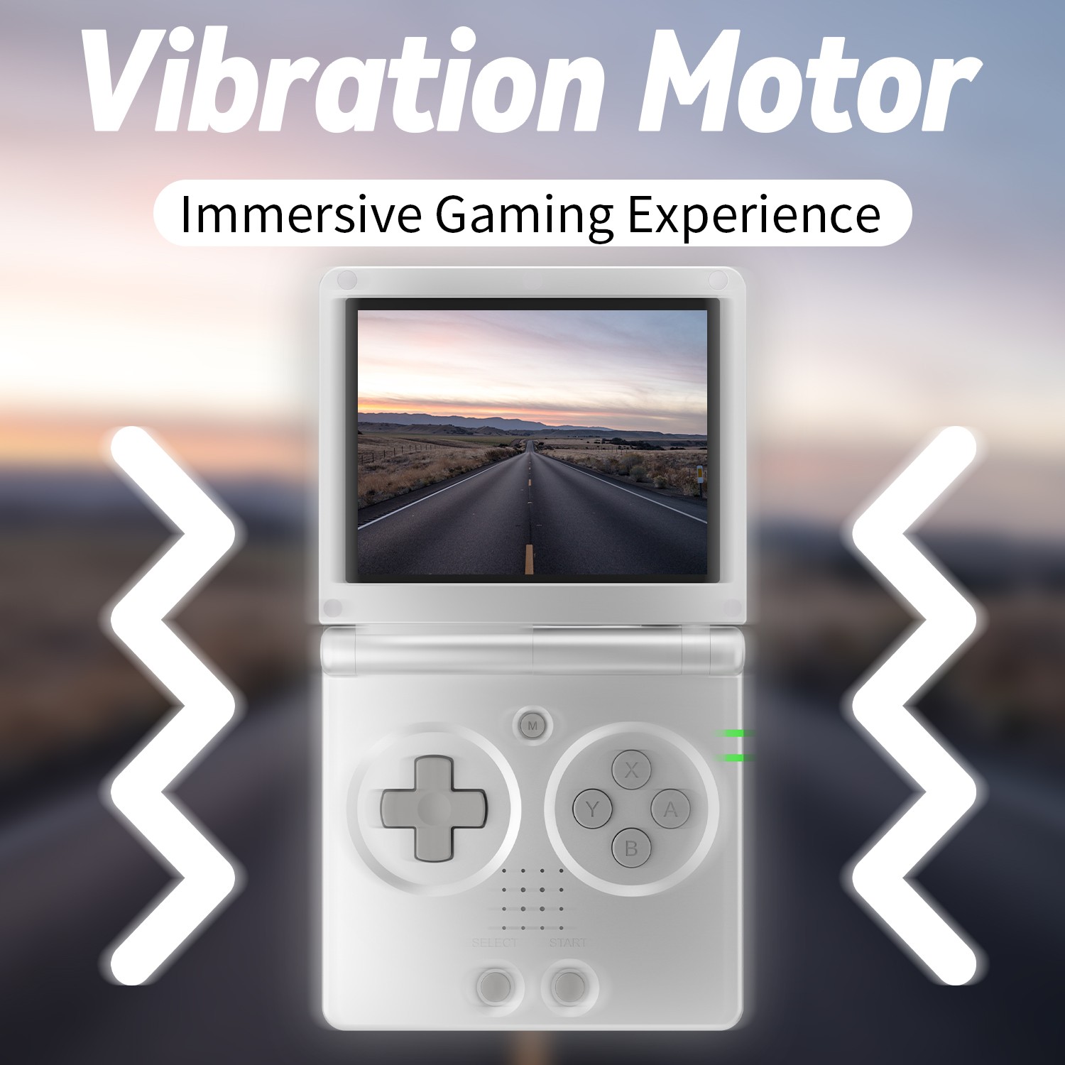 ANBERNIC RG35XXSP Handheld Retro Game Console 3.5′ IPS Screen 64G 4K+Games Gifts
