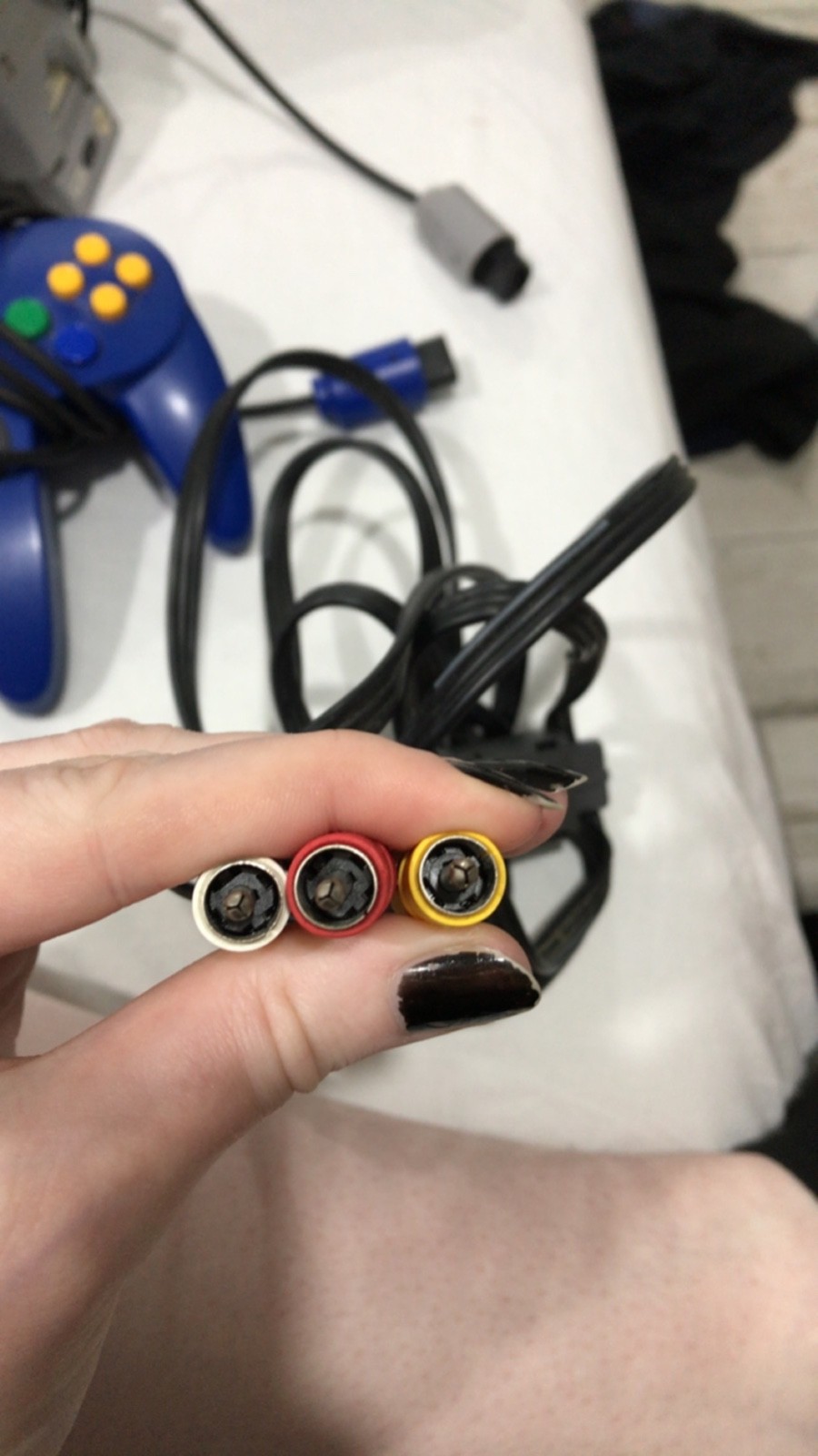N64 Bundle OG Cable 4 Controllers + mem card+mem expac+Ocarina of Time Authentic