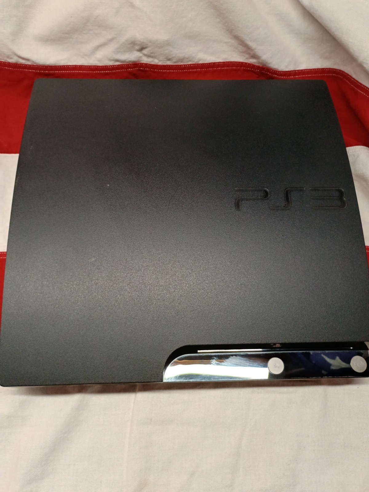 Sony PlayStation 3 Slim Launch Edition Black Console Tested Working