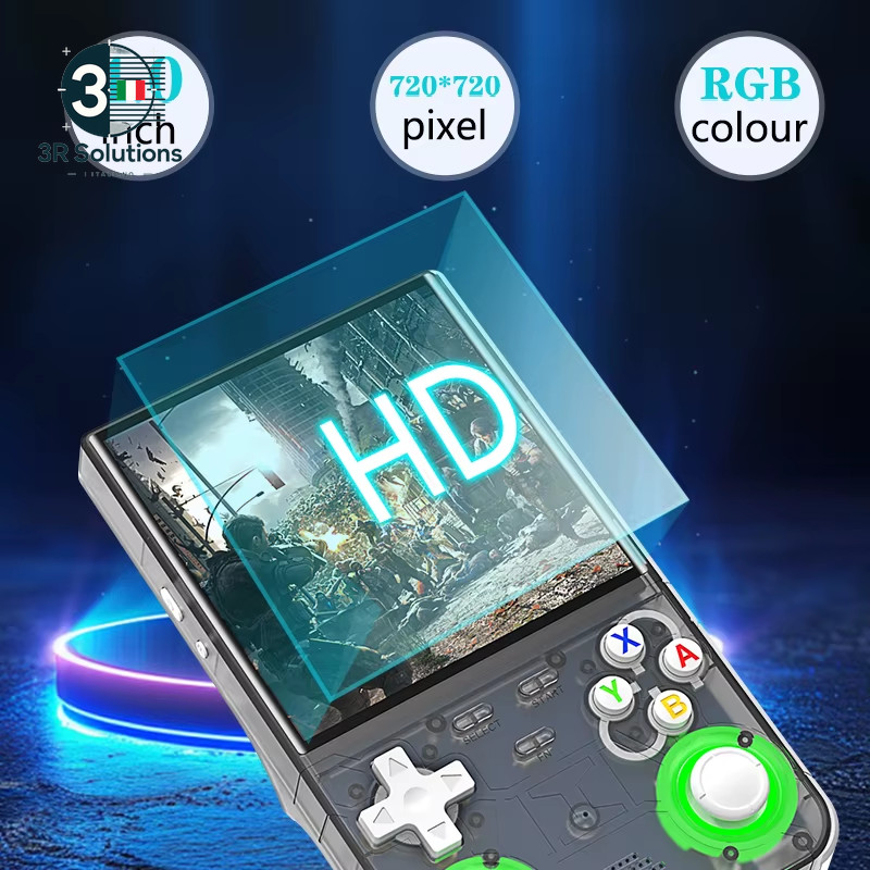 Retro R36 Ultra IPS Screen 4.0 Inch Gio Portable Video Game Console