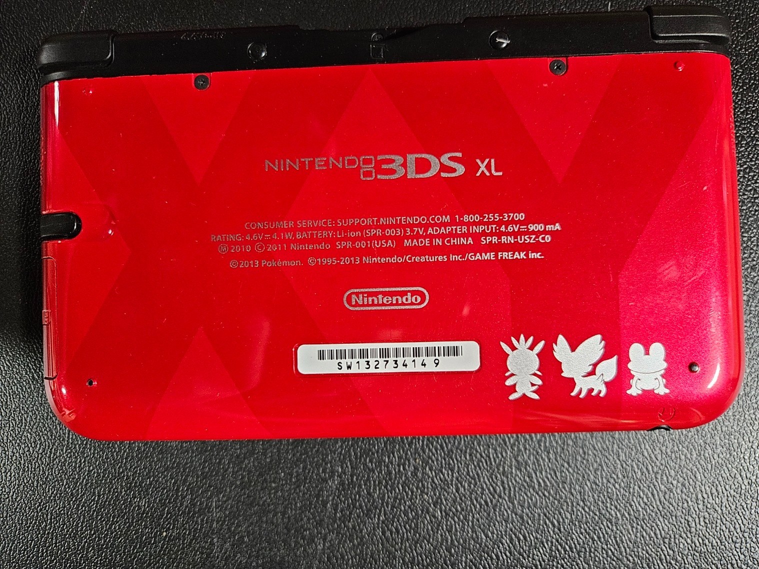 Nintendo 3DS XL Pokemon Xerneas & Pokemon Yveltal Red Edition – CIB Complete VG