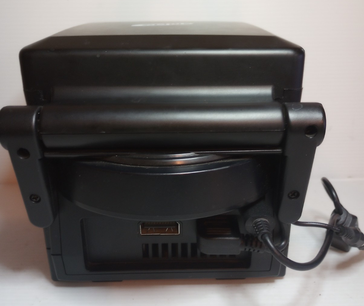 Black Nintendo GameCube Console + Intec Black Portable LCD Screen Attached