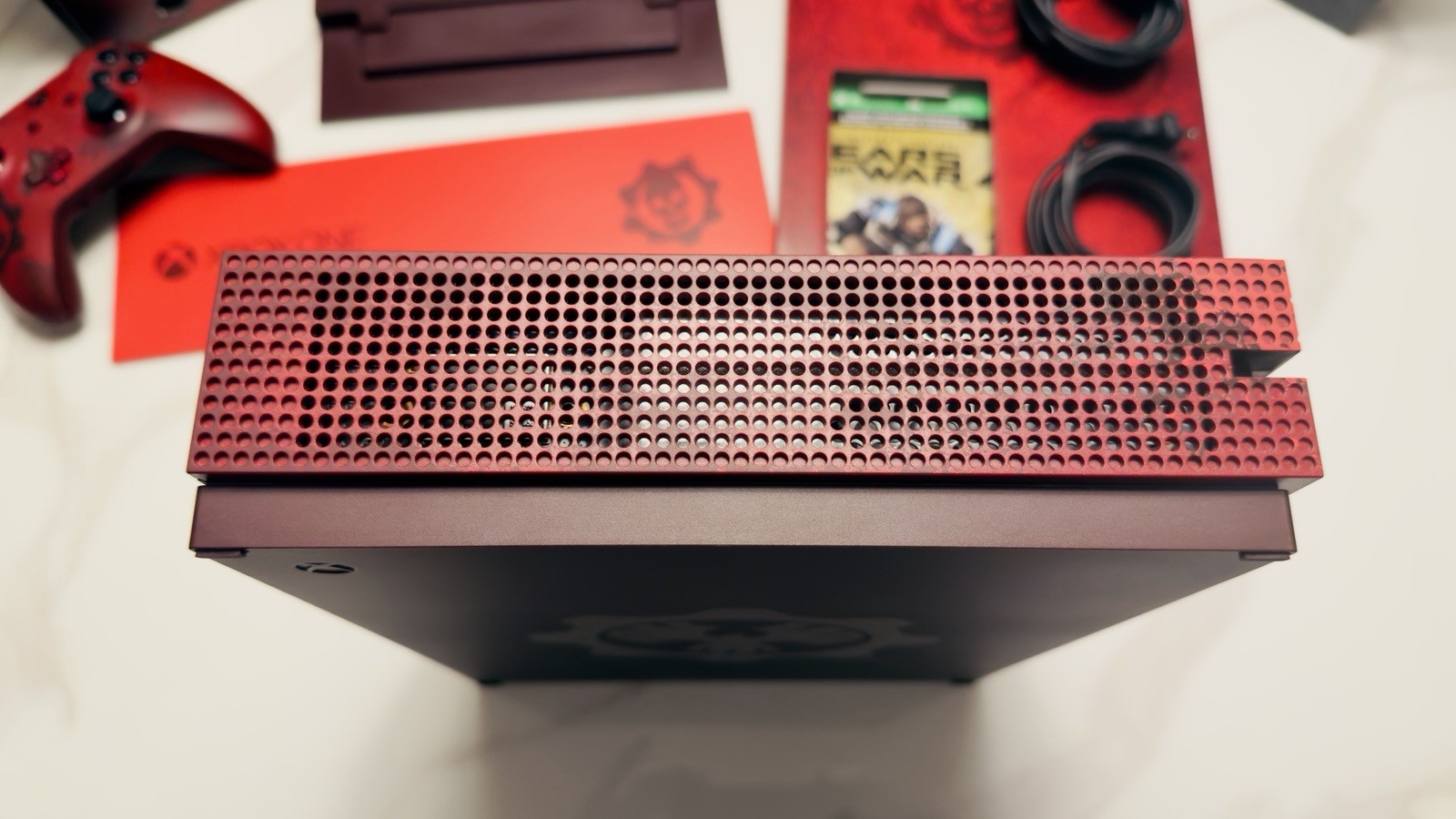 Microsoft Xbox One S Gears of War 4 Limited Edition 2 TB Crimson Red Console