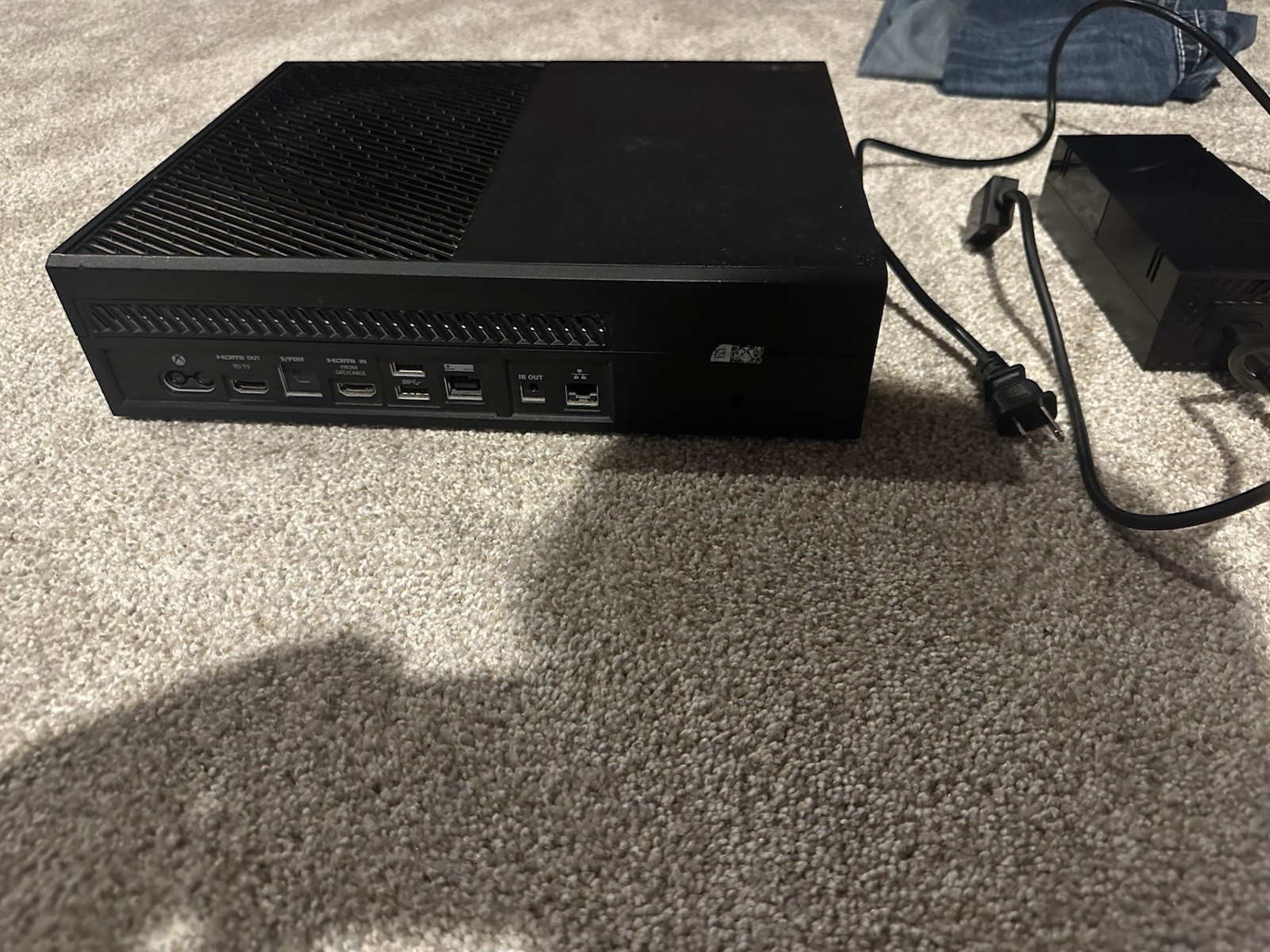 Microsoft Xbox One Black 500GB Console with Power Cord