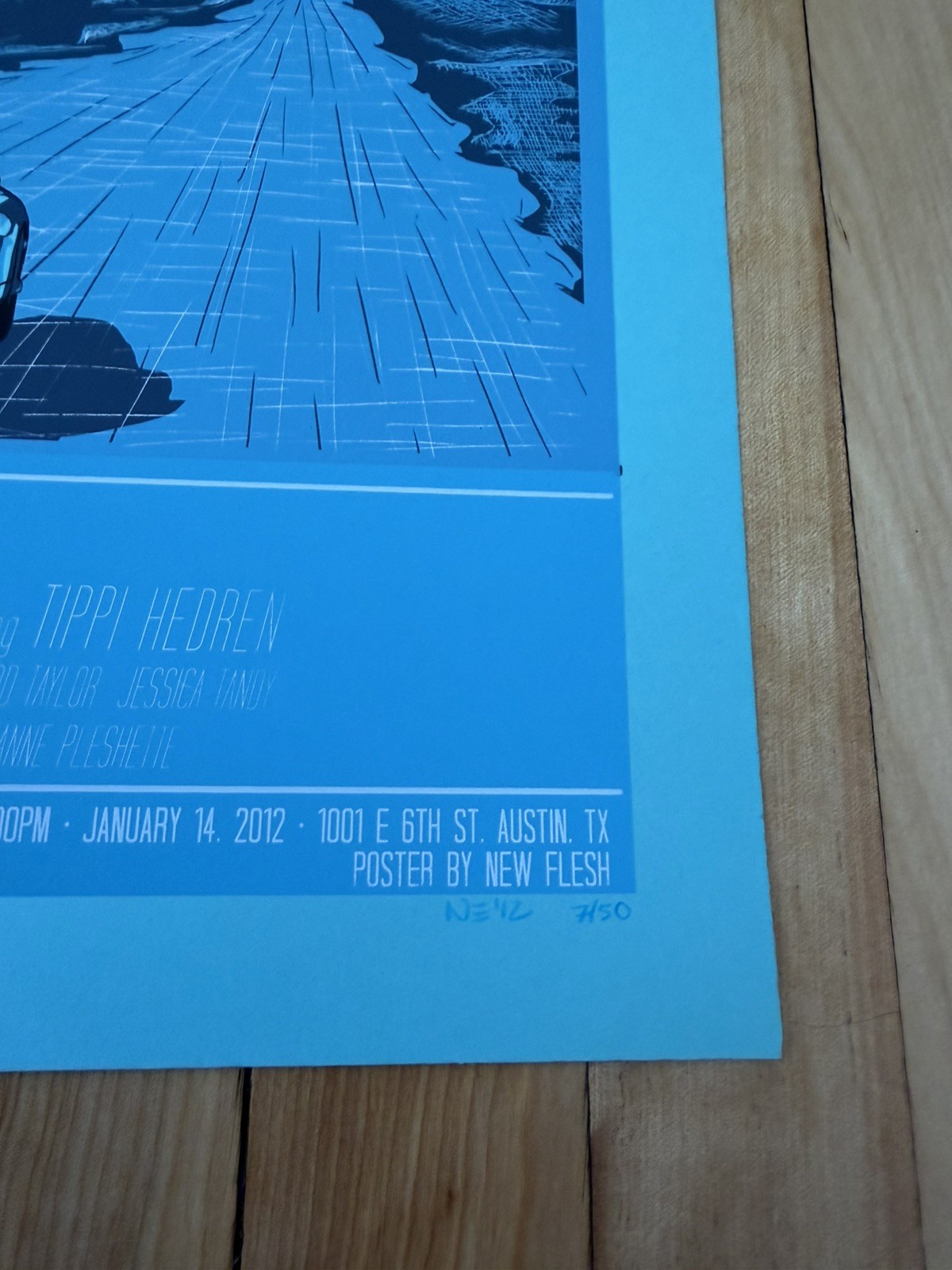 The Birds by New Flesh – Alfred Hitchcock Art Print Poster Mondo 2012 18×24