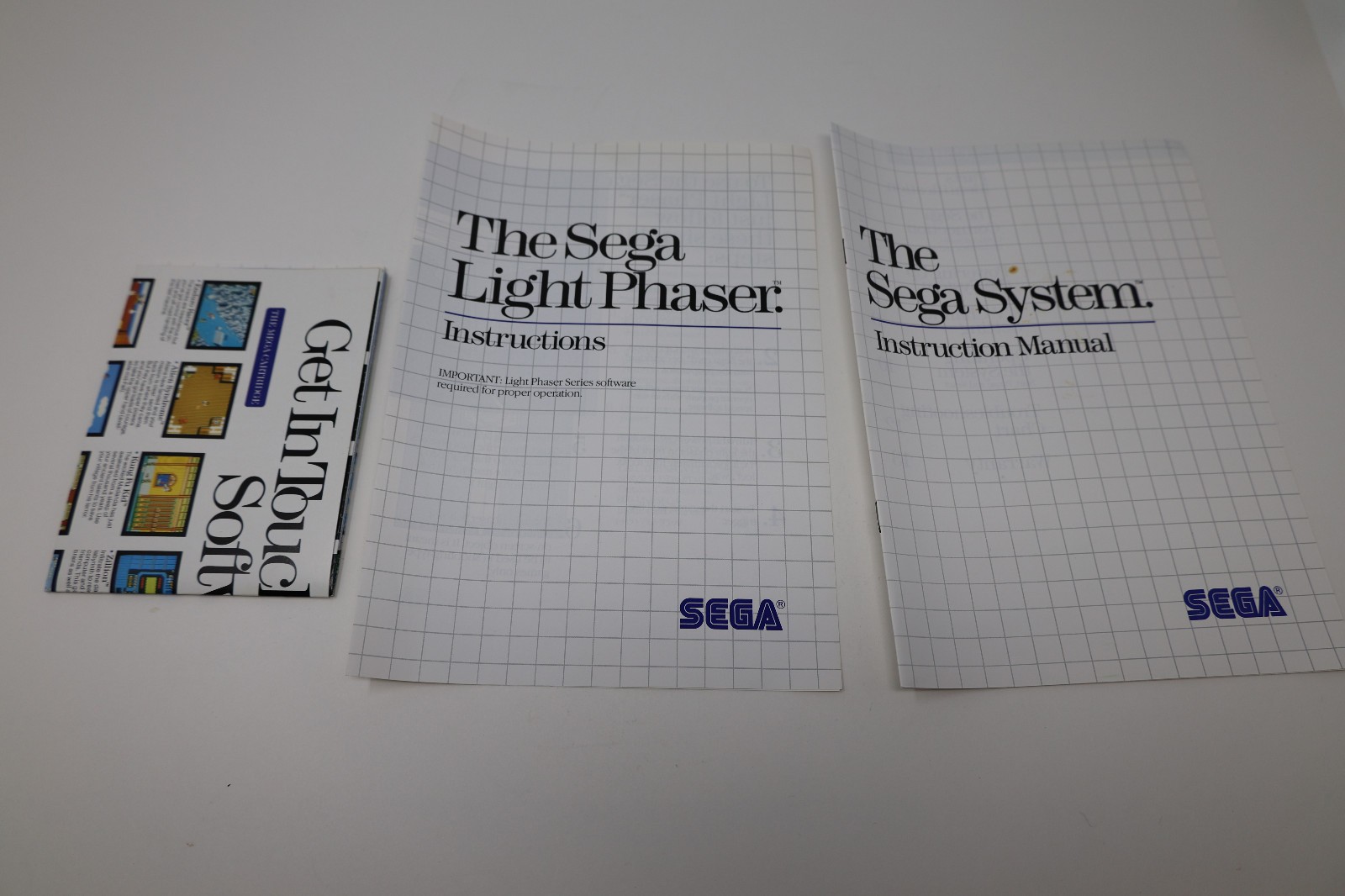 Sega Master System Box Manual Gun *Please Read*