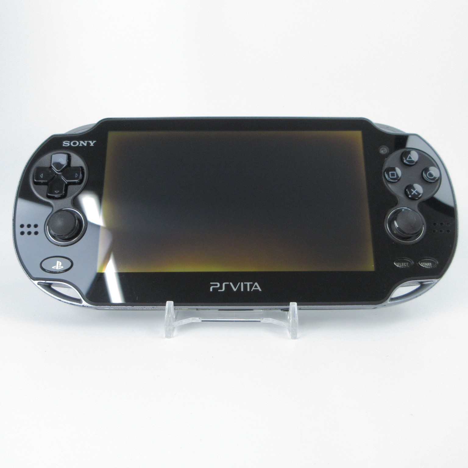 【Very Good】Sony PS Vita PCH-1100 Crystal Black 3G/Wi-Fi Model Console #Arr1201/0