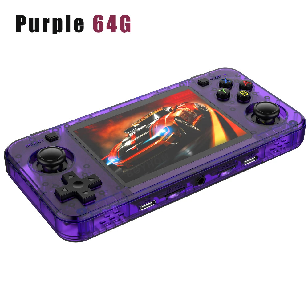 New R36H Retro Handheld Console Open-Source Linux System Classic Game Consoles 3