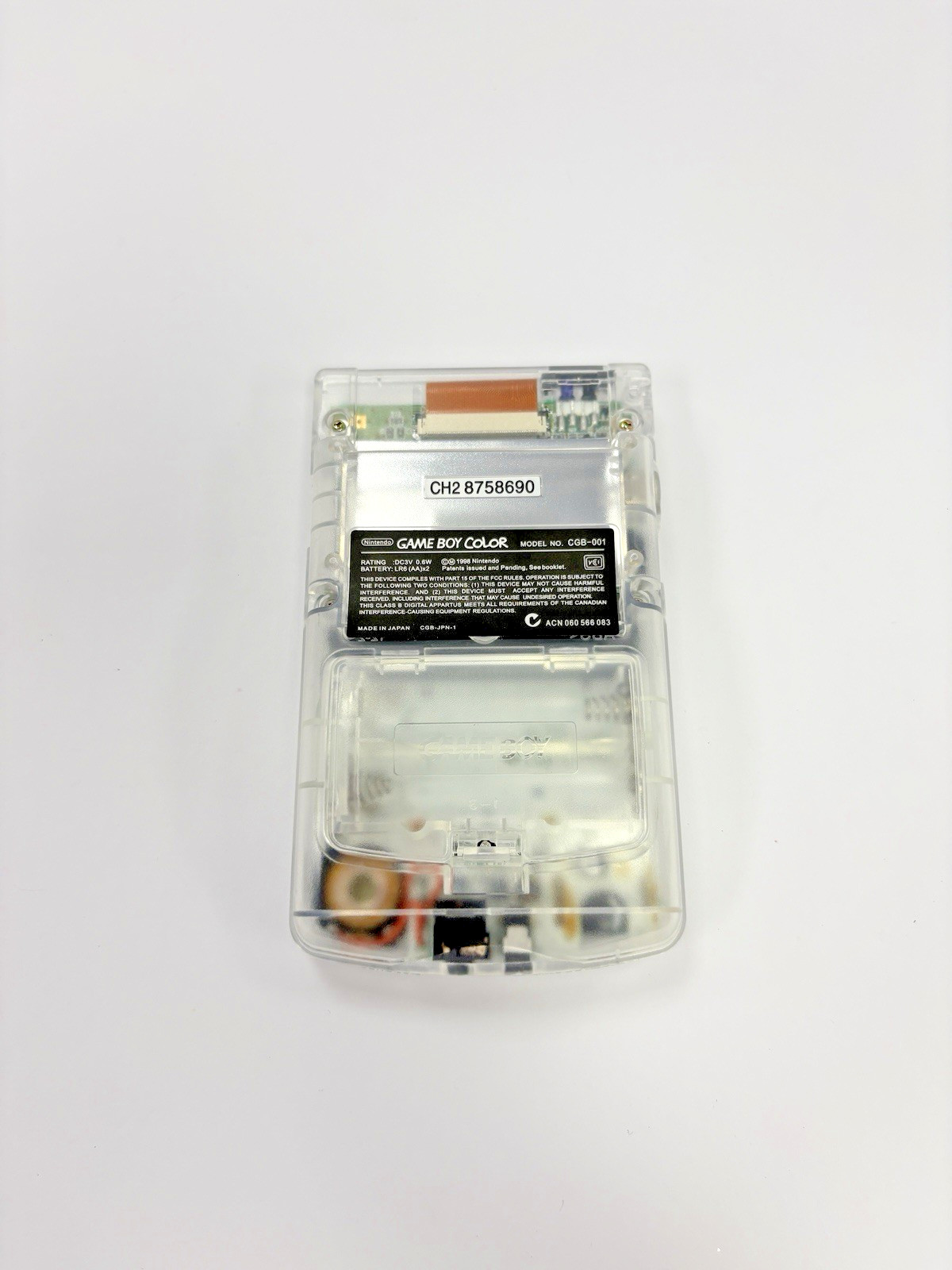 Refurbished Nintendo Game Boy Clear Handheld System