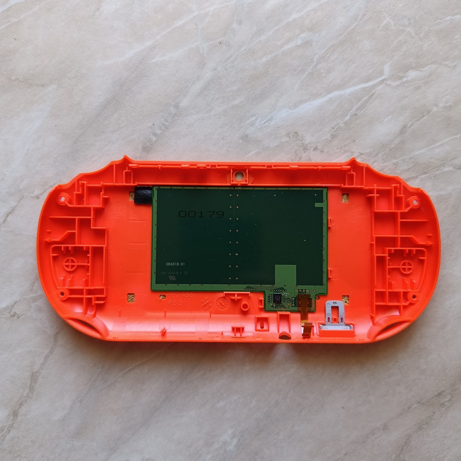 PS Vita Neon Orange PCH 2000 BackCase Only Used Good