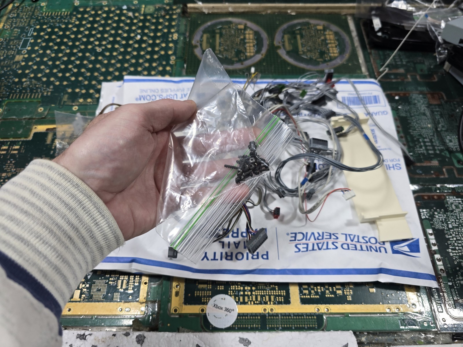 Philips CDI 910 EXACT Cable, Cables, Cable w/Screws-Not Tested-Intact-PARTS-READ