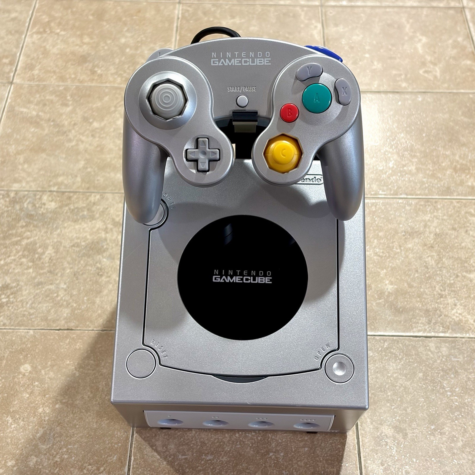 REGION FREE Nintendo Gamecube Platinum Silver Console DOL-101 System JPN/USA