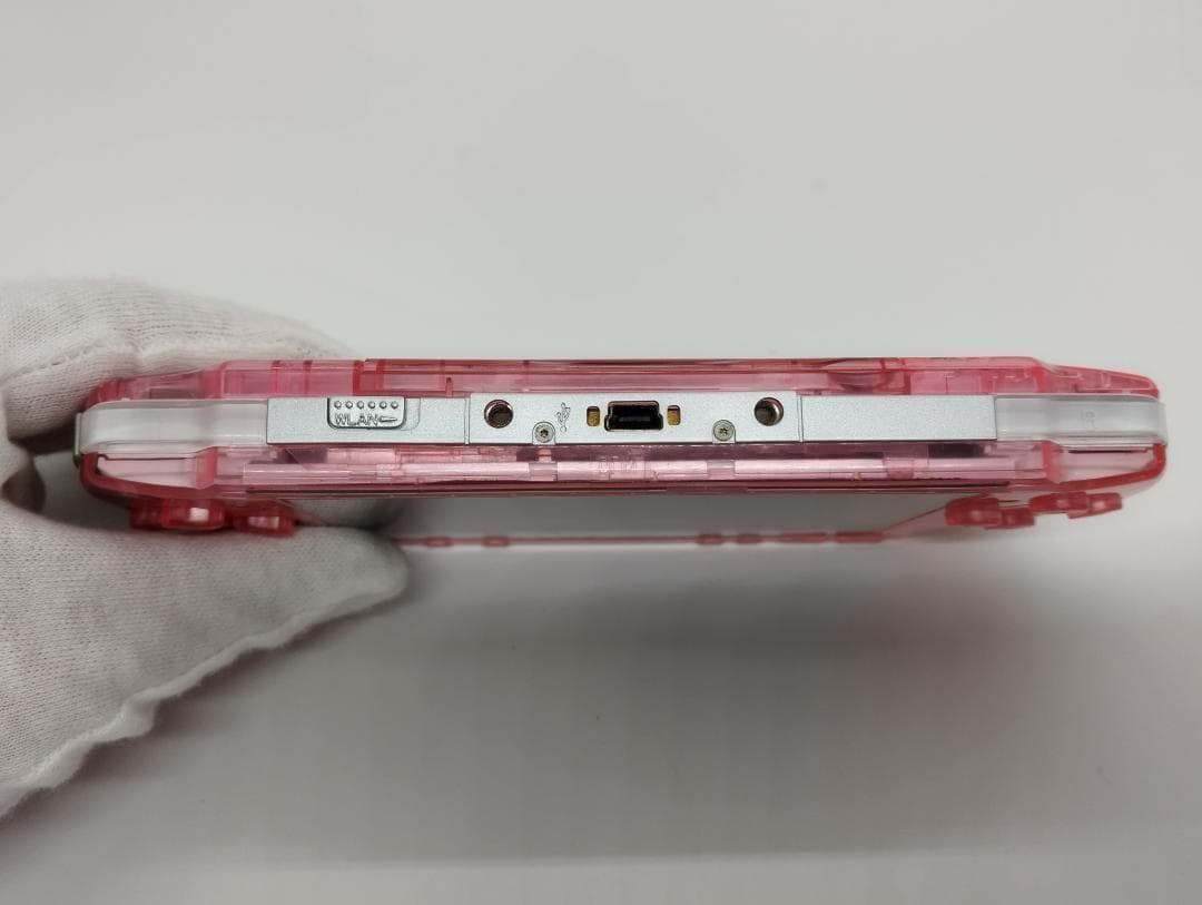 Sony PSP-2000 Console Clear Pink & UMD Software Set Custom-made Used from Japan