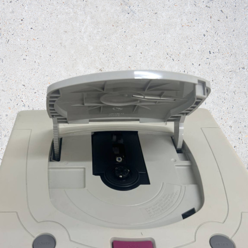 SEGA Saturn White HST-3220 – Tested & Working – Random Game Included