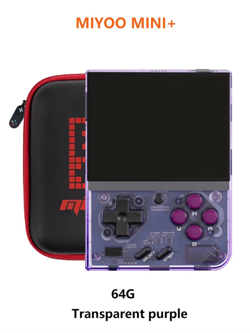 Miyoo Mini plus Portable Retro Handheld Game Console 3.5-Inch IPS HD Screen
