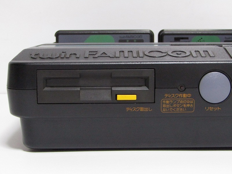 USA Sharp Twin Famicom Console Black Model AN-505-BK Famicom with Games Working!