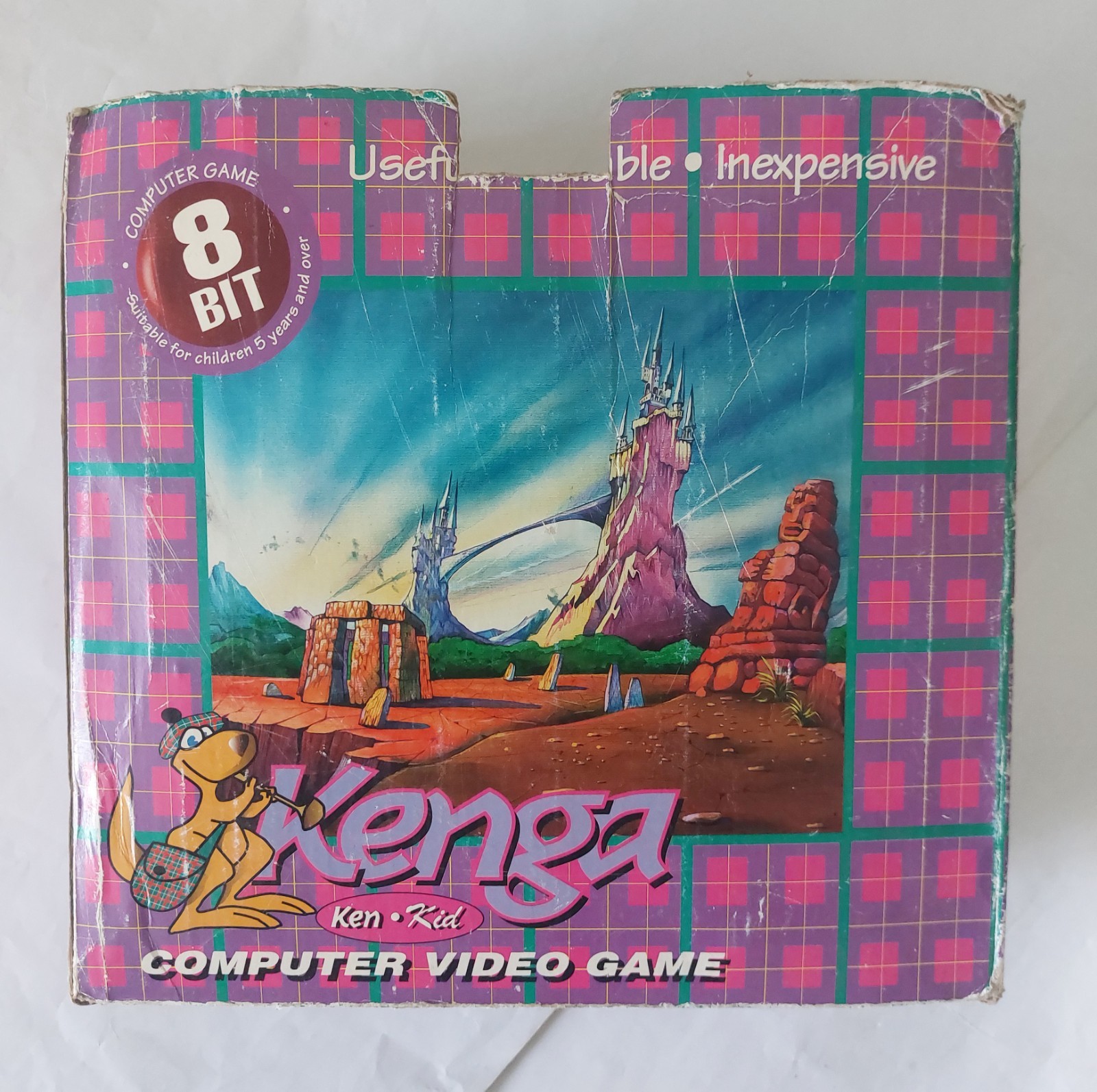 Kenga ken kid video game console from 90’s excellent condition + box, games