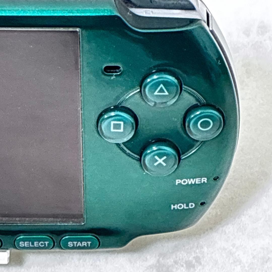 Excellent Sony PSP-3000 Console Green Rare Color Region free