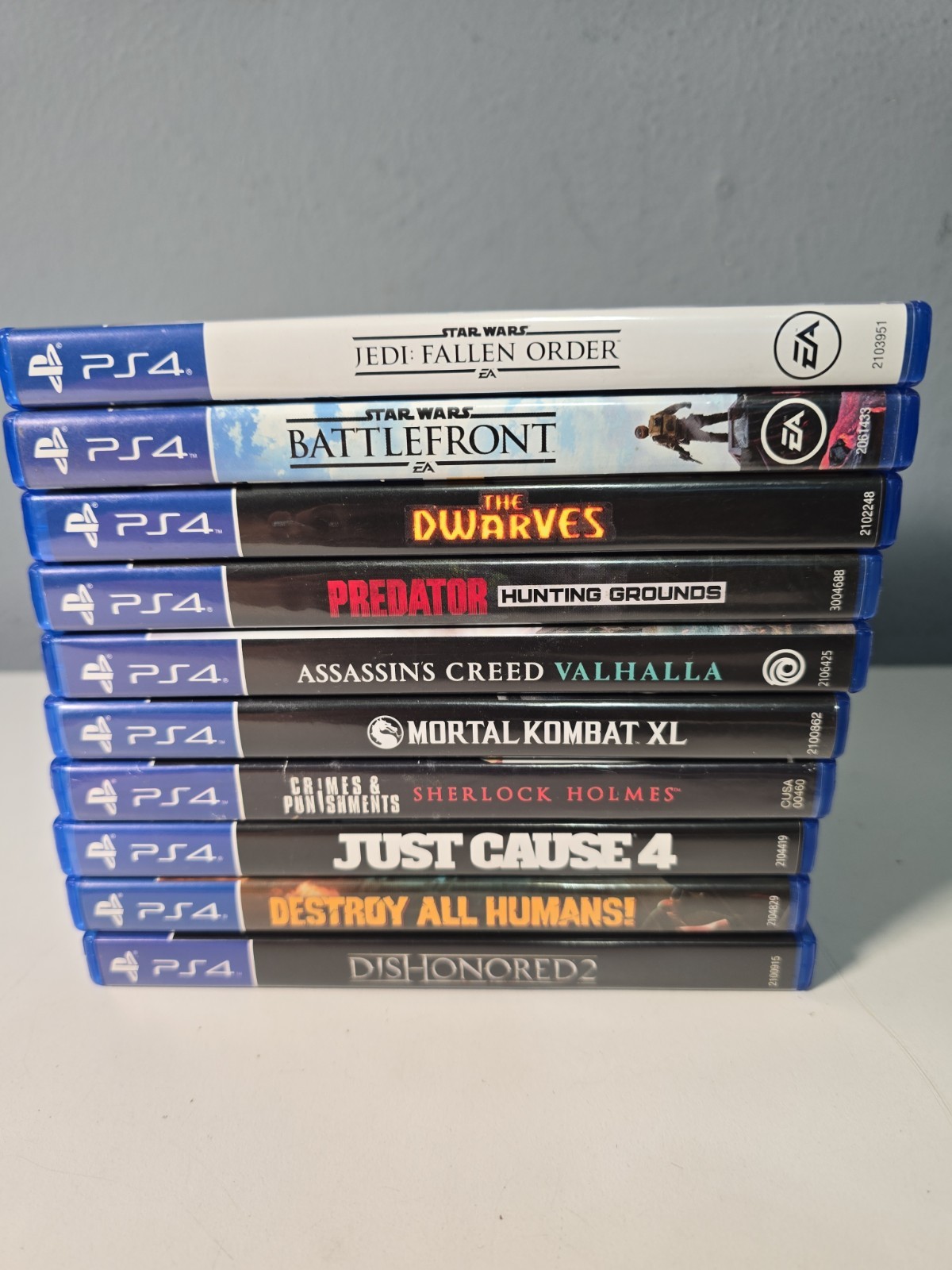 Sony PlayStation 4 Slim 1 TB Console, 1 controller, Cable, 10 Games CUH-2215B