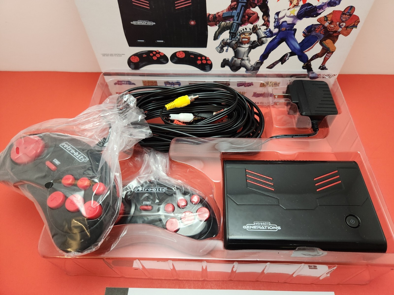 Open Box – Retro Bit Generations – Home Console – 90 Games – Wired Controllers