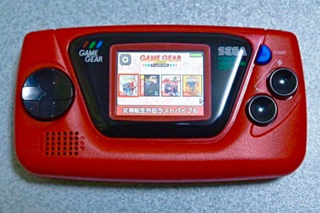 SEGA Game Gear Micro Red Megami Tensei Gaiden Last Bible New Sealed Japan