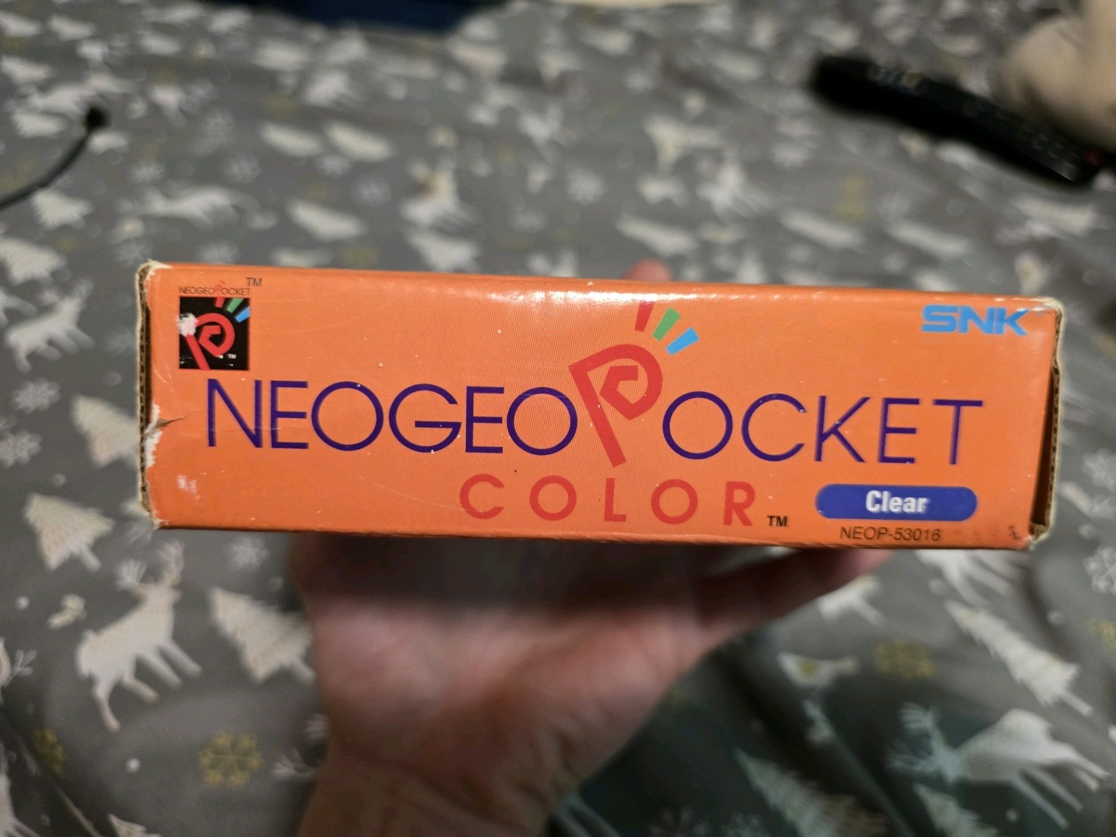 NEO GEO POCKET COLOR Console Solid Silver – BOX ONLY! Great Condition!