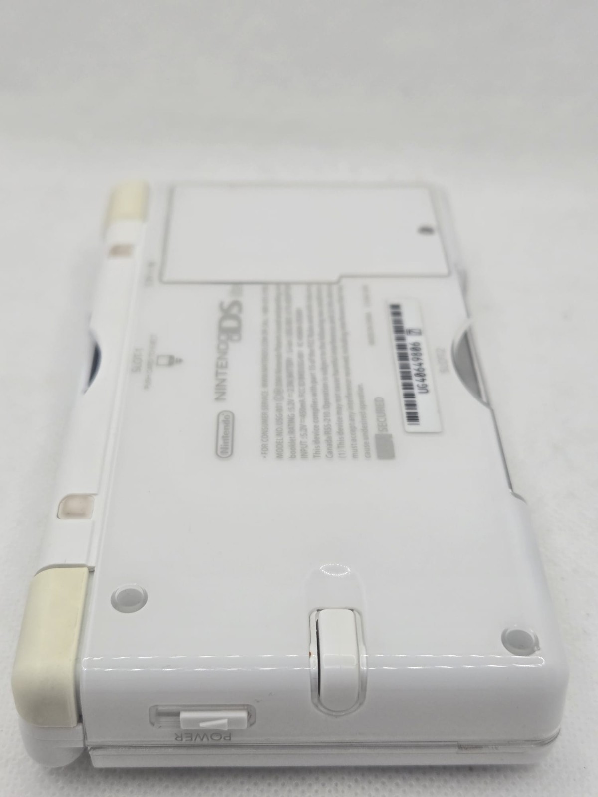 Nintendo DS Lite White USG-003 Console + Charger + 2 Stylus + Crash Nitro Kart